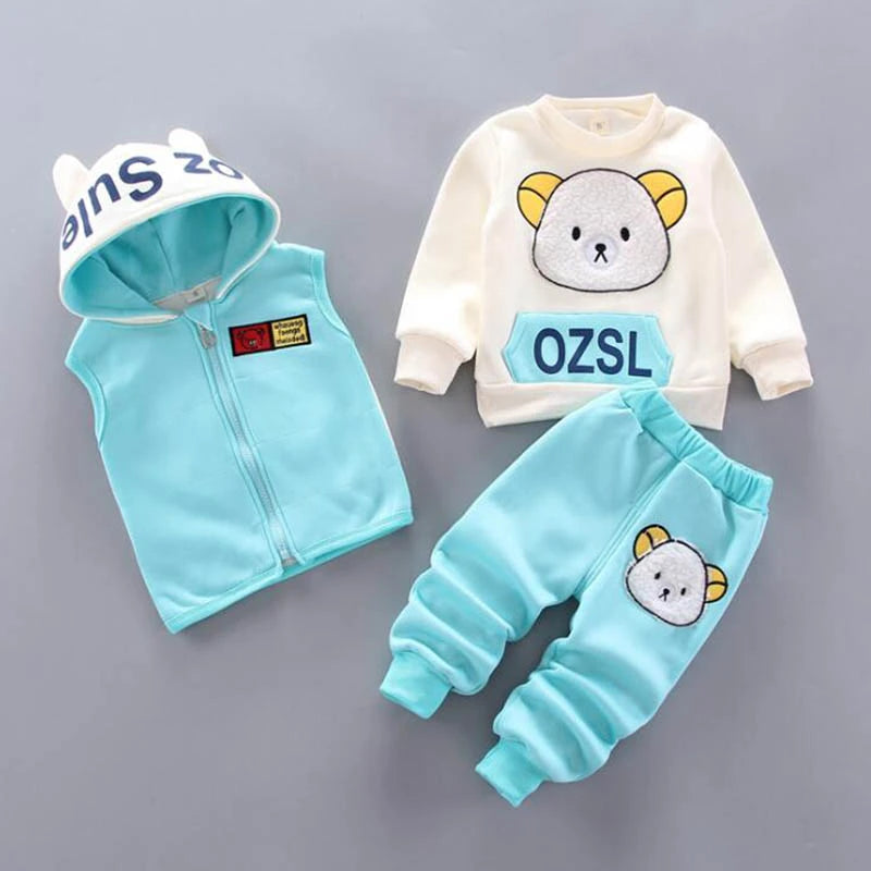 Conjunto de Moletom Aconchego - Ursinho Feliz!