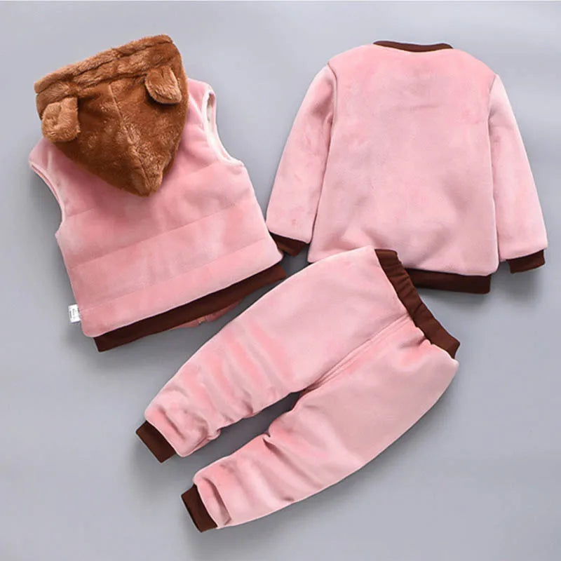 Conjunto de Moletom Aconchego - Ursinho Feliz!