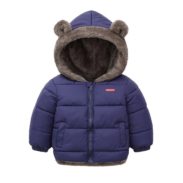Jaqueta Infantil com Capuz Puffer - Conforto e Proteção!