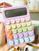 Calculadora Retrô colorida